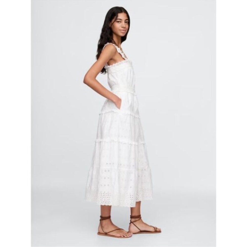 GAP x DOEN Eyelet MIDI Dress - Picture 3 of 13